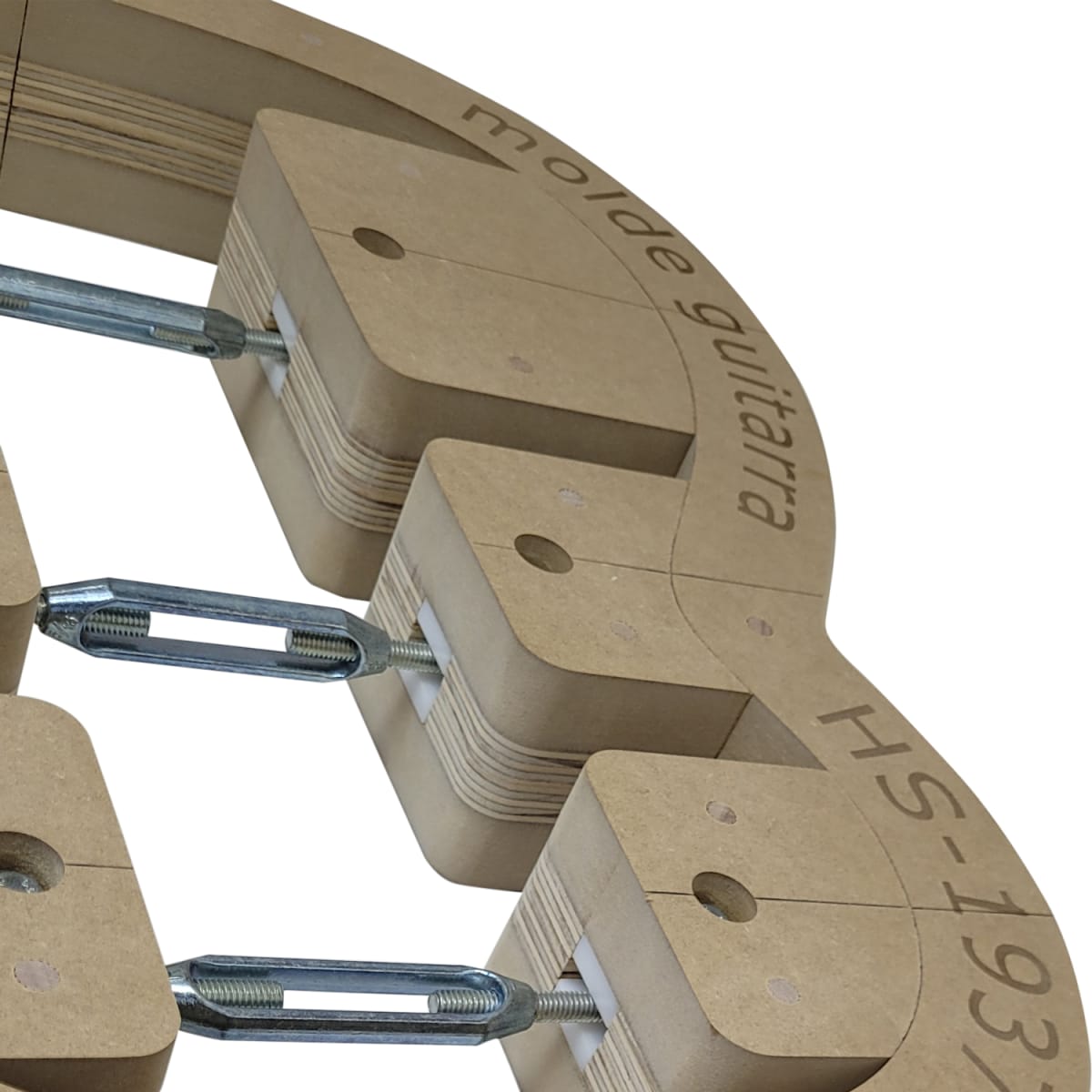 Molde para Armado de Guitarra Clásica Hauser 19378