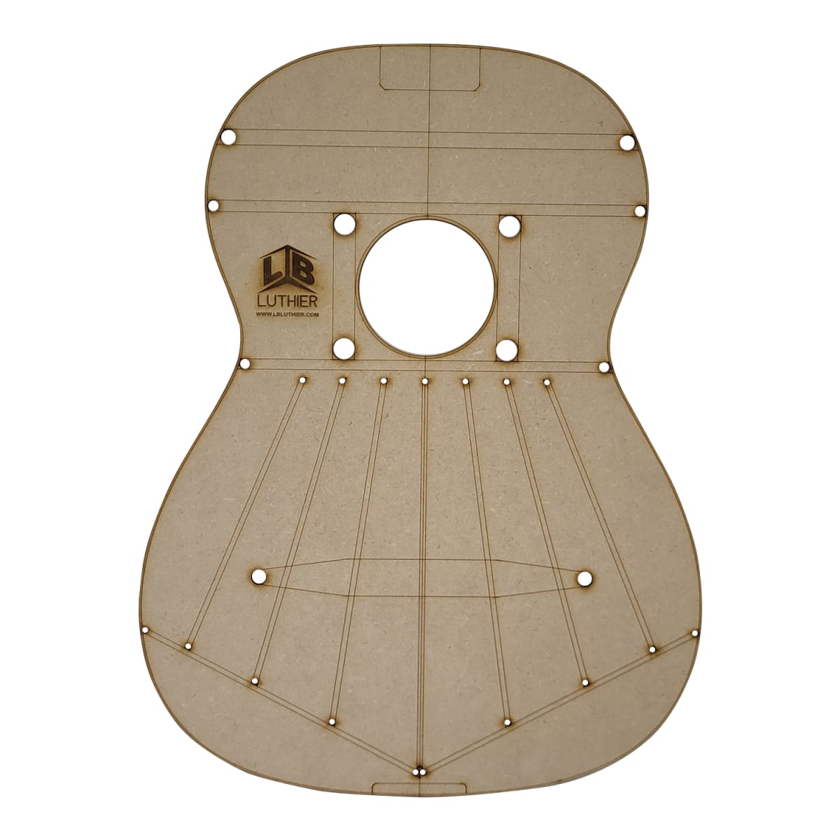 Set de Molde y Plantilla para armado de Guitarra Clásica Hauser 19472