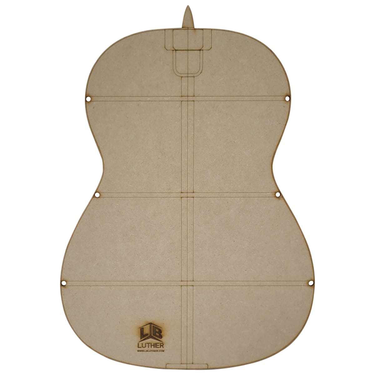 Plantilla Guitarra Clásica Hauser 1947 en MDF 3mm4
