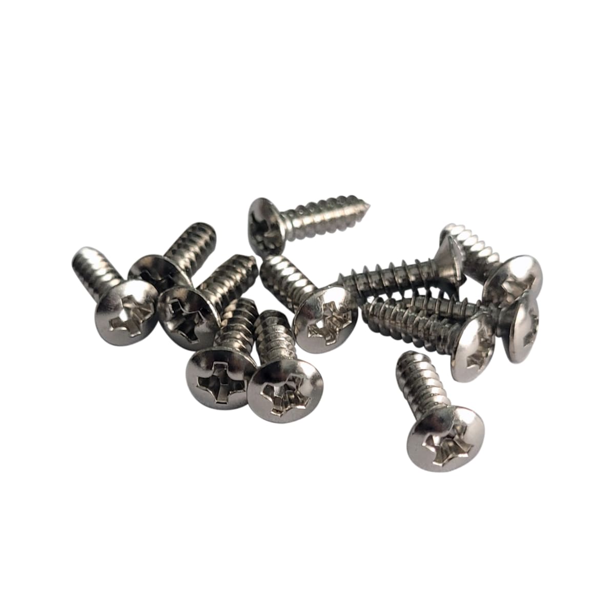 Set de Tornillos para Pickguard. Nickel. Mod: TS-01 0