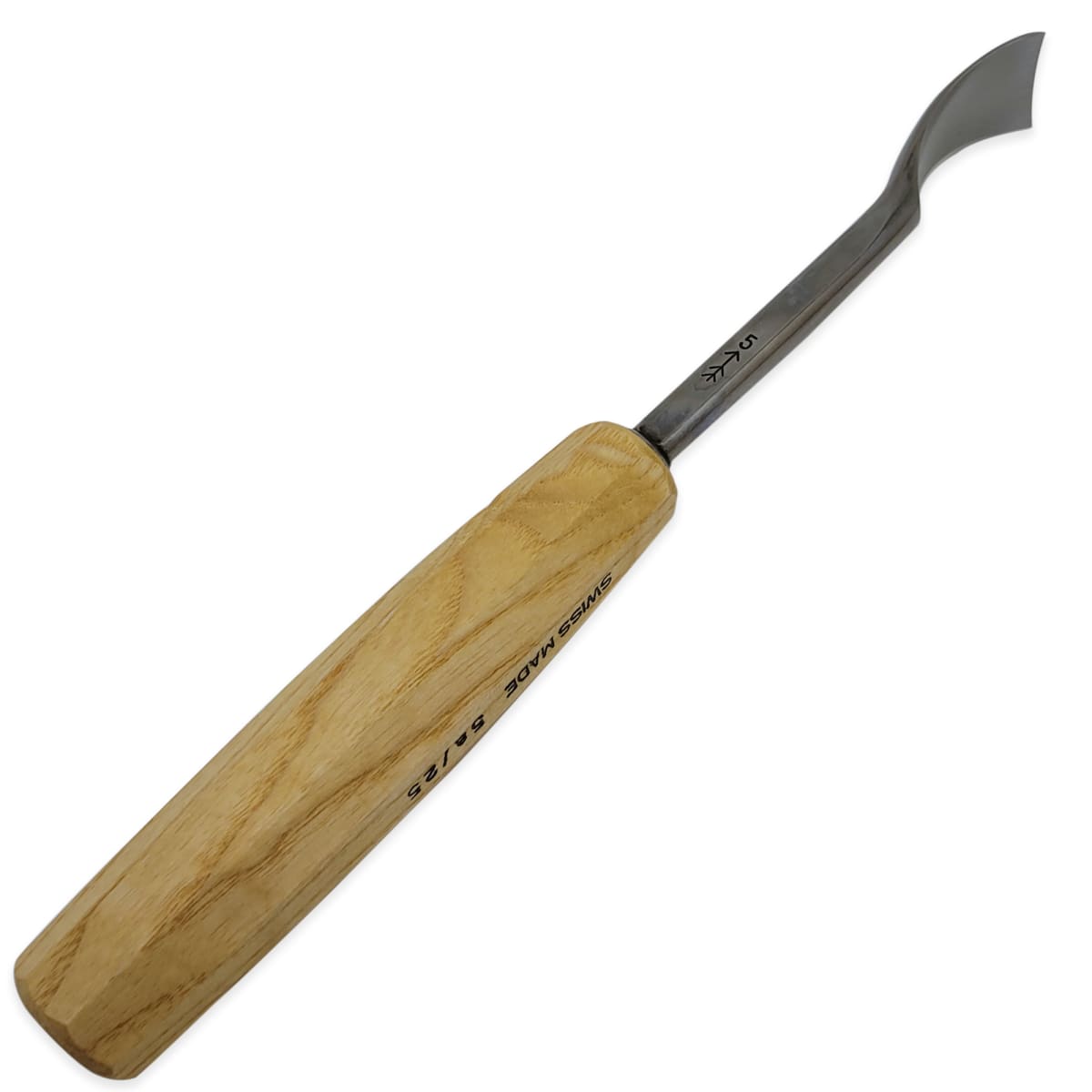 Gubia Pfeil No 5A Semi Plana Corta de 25 mm de ancho para hacer Cuchara o Cuenco3