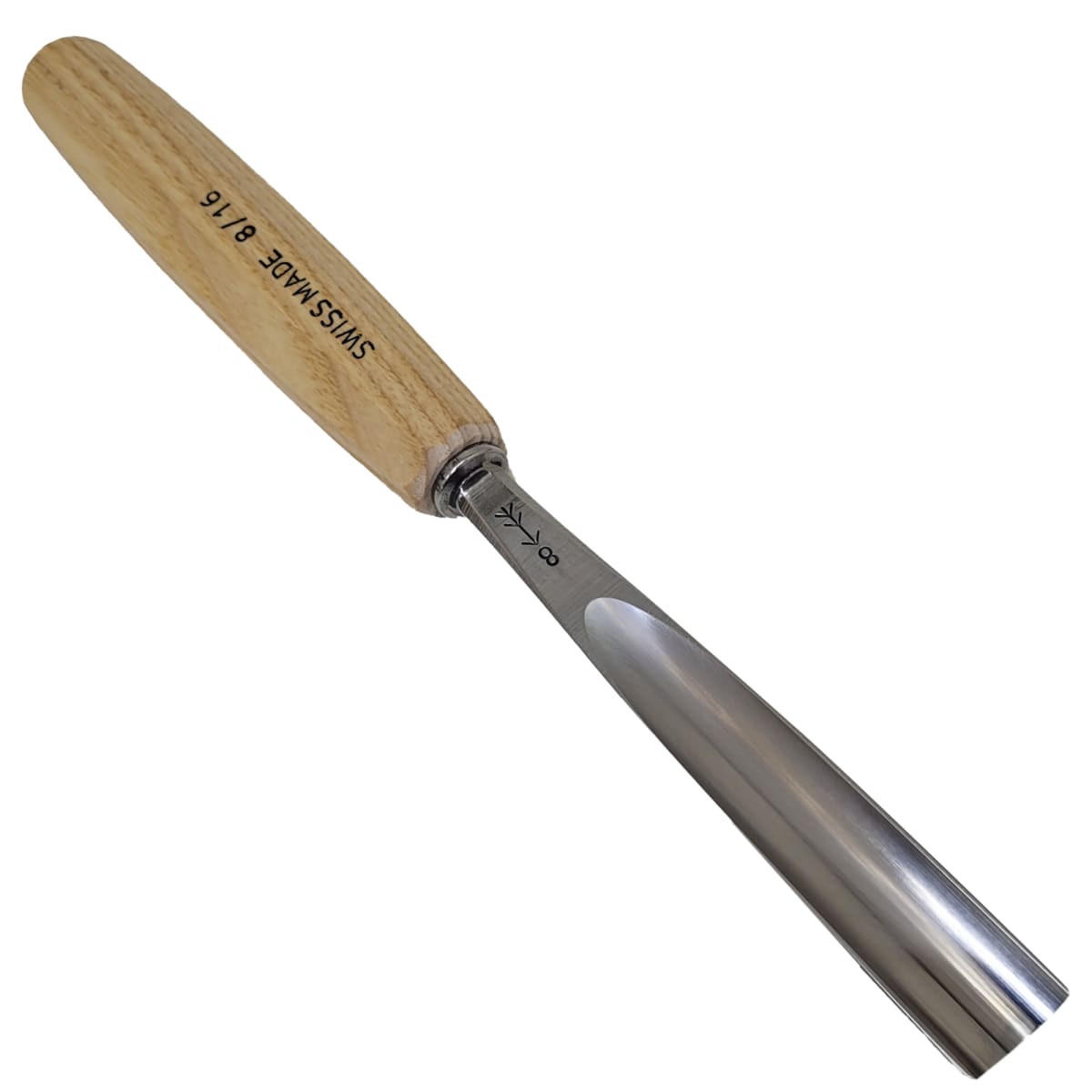 Gubia Pfeil No 8 Semi Curva de 16 mm de ancho5