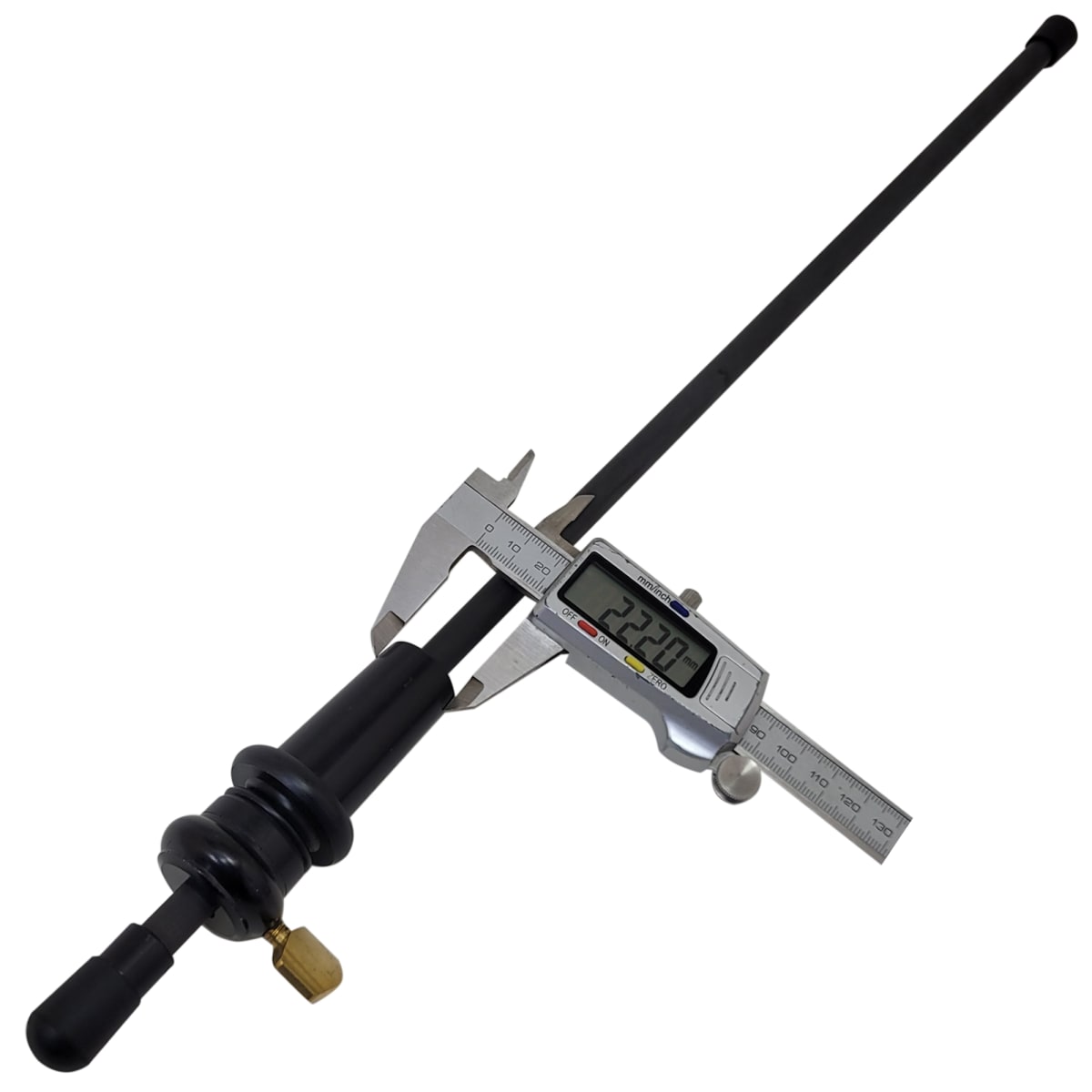 Puntal para Cello de Ebano con Botón Dorado y puntal de Fibra de Carbono8
