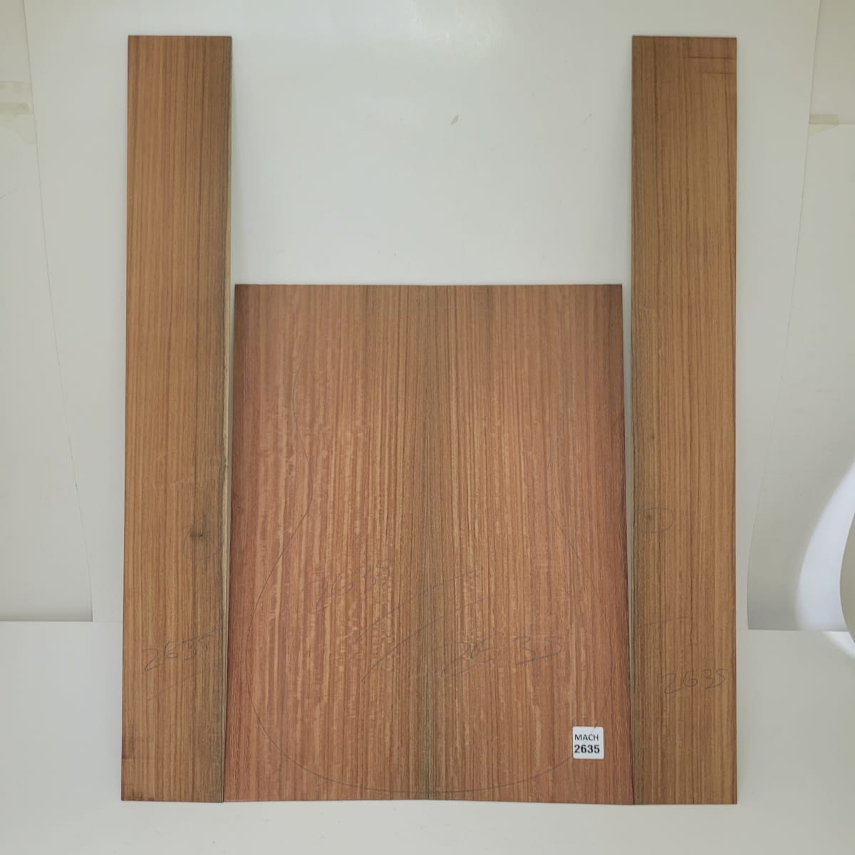 Set de Aros y Fondos de Machiche Mexicano para Guitarra MACH-2635 con detalles3