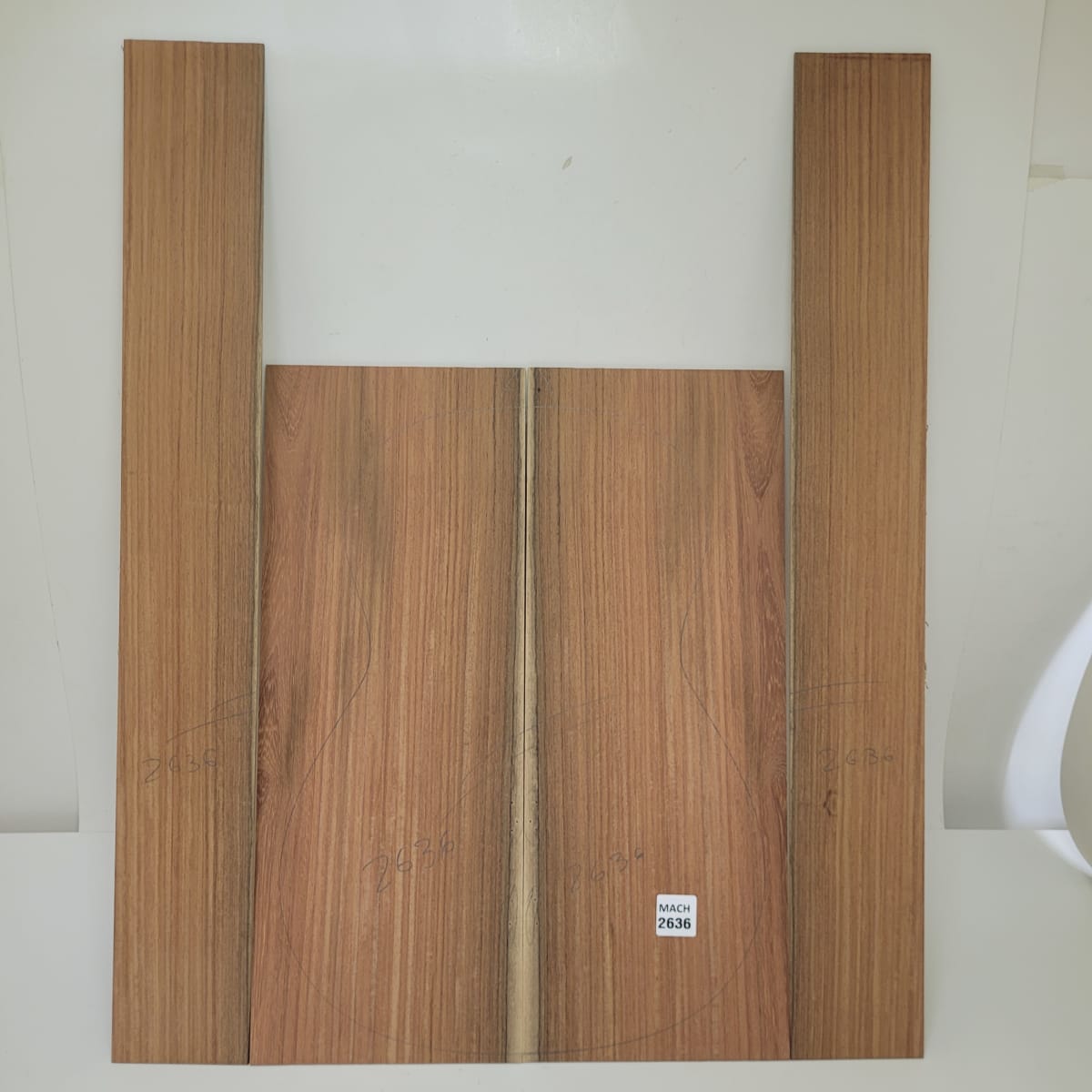 Set de Aros y Fondos de Machiche Mexicano para Guitarra MACH-2636 con detalles9