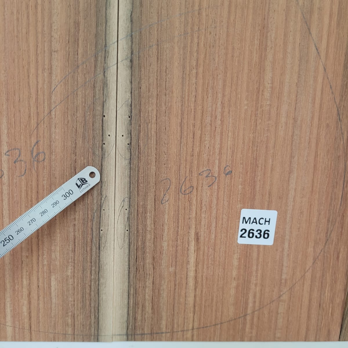 Set de Aros y Fondos de Machiche Mexicano para Guitarra MACH-2636 con detalles11