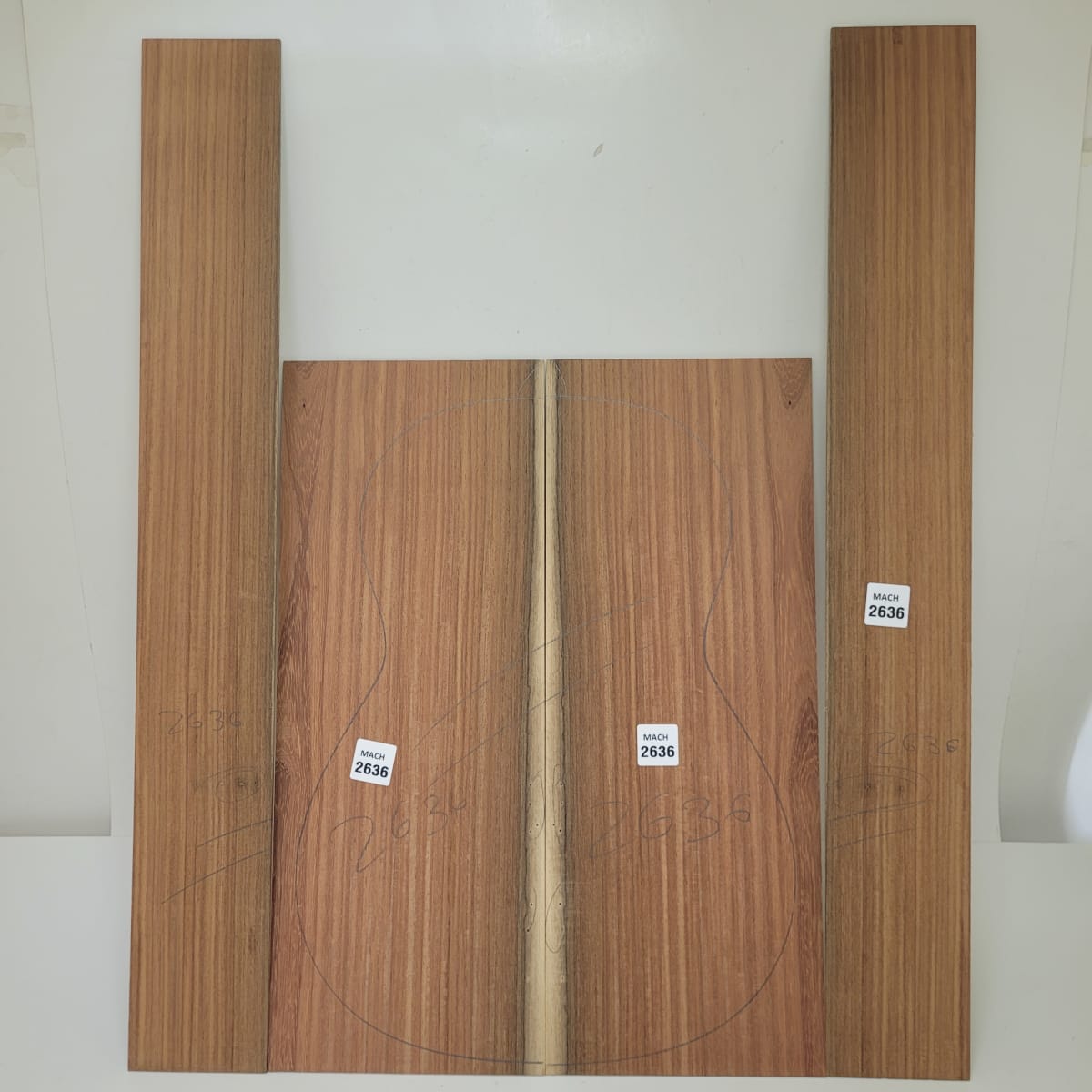 Set de Aros y Fondos de Machiche Mexicano para Guitarra MACH-2636 con detalles13