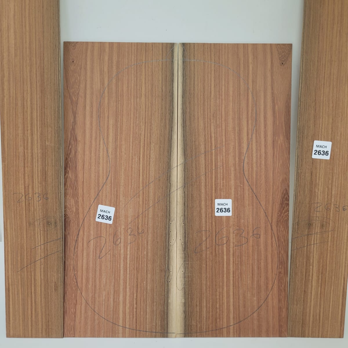 Set de Aros y Fondos de Machiche Mexicano para Guitarra MACH-2636 con detalles3