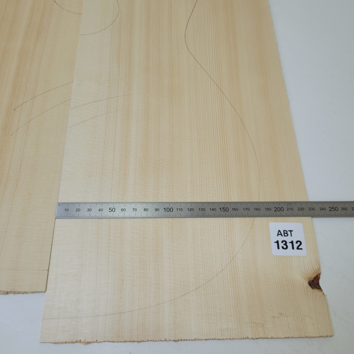 Tapa Armónica de Abeto Engelmann Ref: 1312 para Guitarra Calidad A6