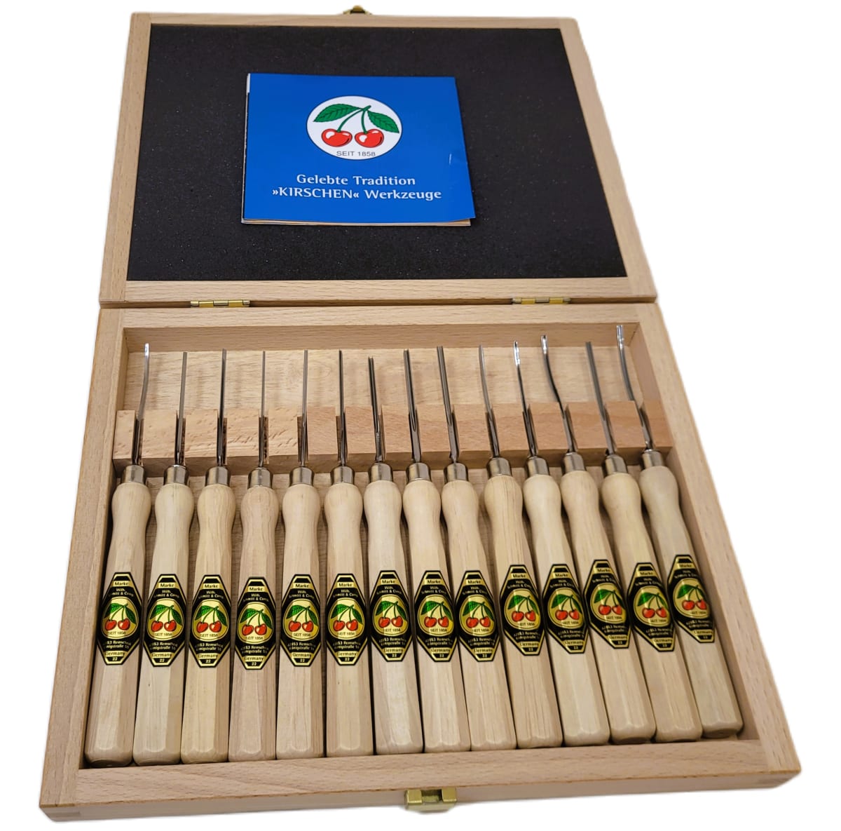 Set de 14 pcs Micro Gubias Two Cherries Modelo: 5414 HK con estuche de Madera 0