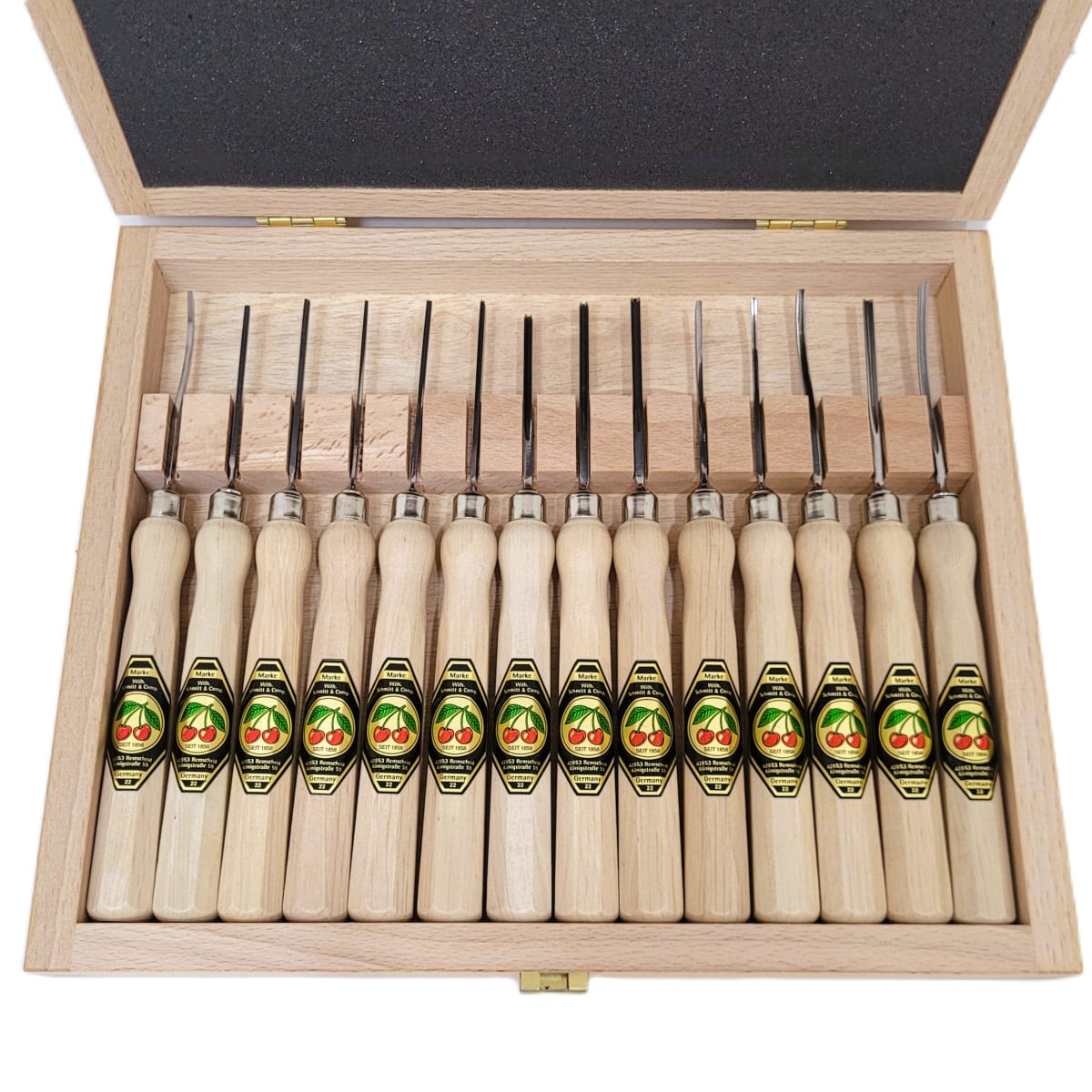 Set de 14 pcs Micro Gubias Two Cherries Modelo: 5414 HK con estuche de Madera7