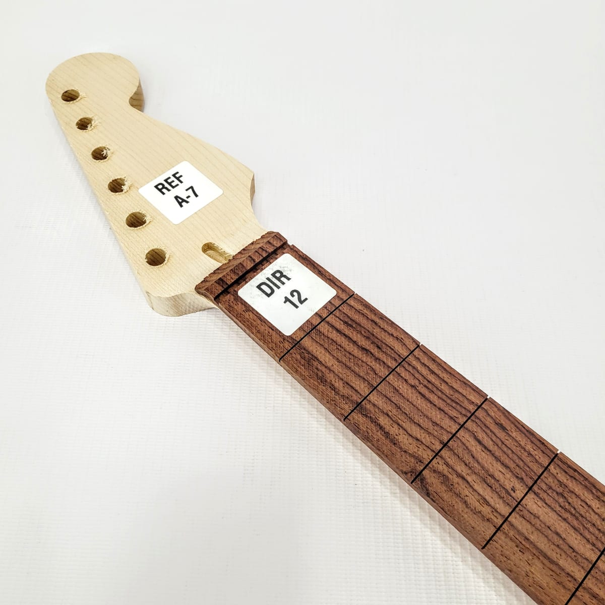 Kit 03 de Mastil Semi Elaborado Tipo Strato + Diapason Ranurado + Tensor2