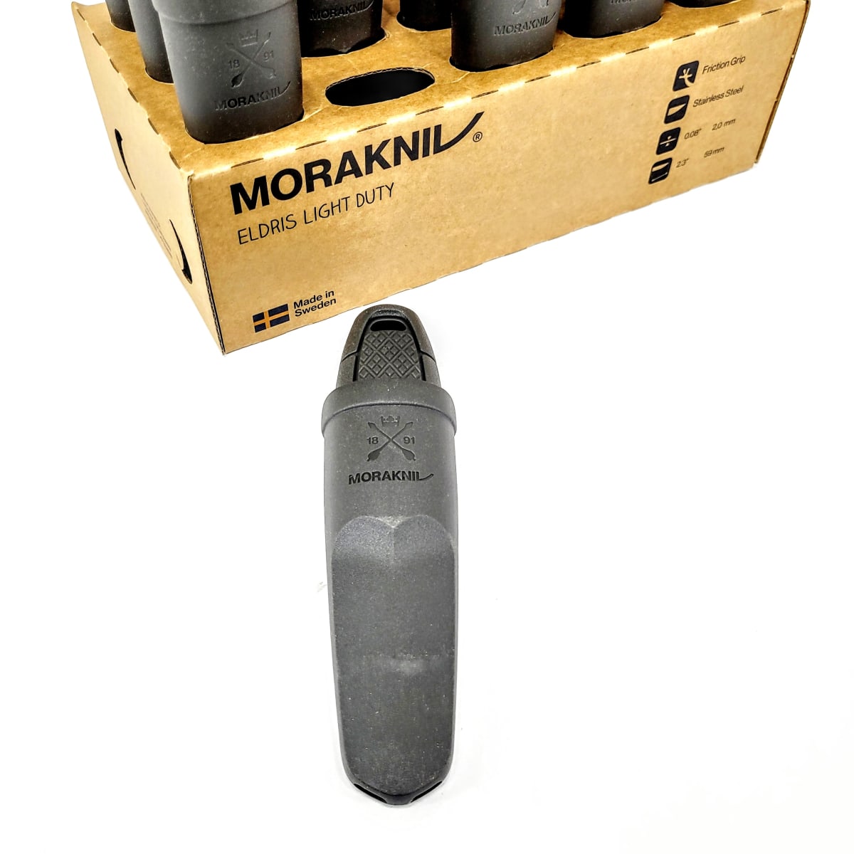 Cuchillo Morakniv 13899 Eldris LightDuty™ (S) Acero Inoxidable Color Dark Grey4
