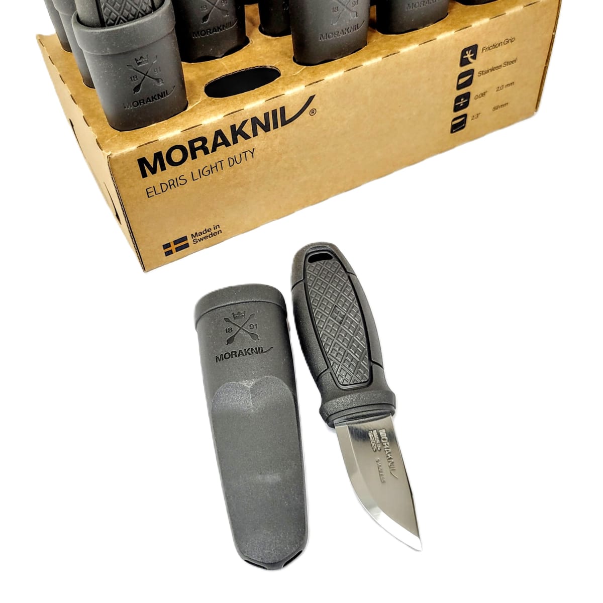 Cuchillo Morakniv 13899 Eldris LightDuty™ (S) Acero Inoxidable Color Dark Grey12