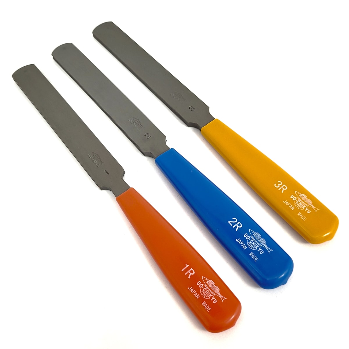 Set de Limas Japonesas para Coronar Trastes 5002 Set de 3 limas Fino Medium Jumbo Made in Japán2