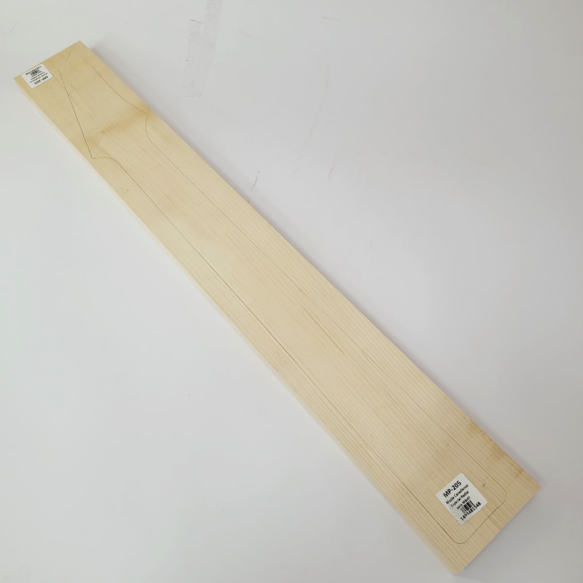 Pieza Unica MP-205 de Curly Maple Rizado Especial para Mastil de Guitarra3