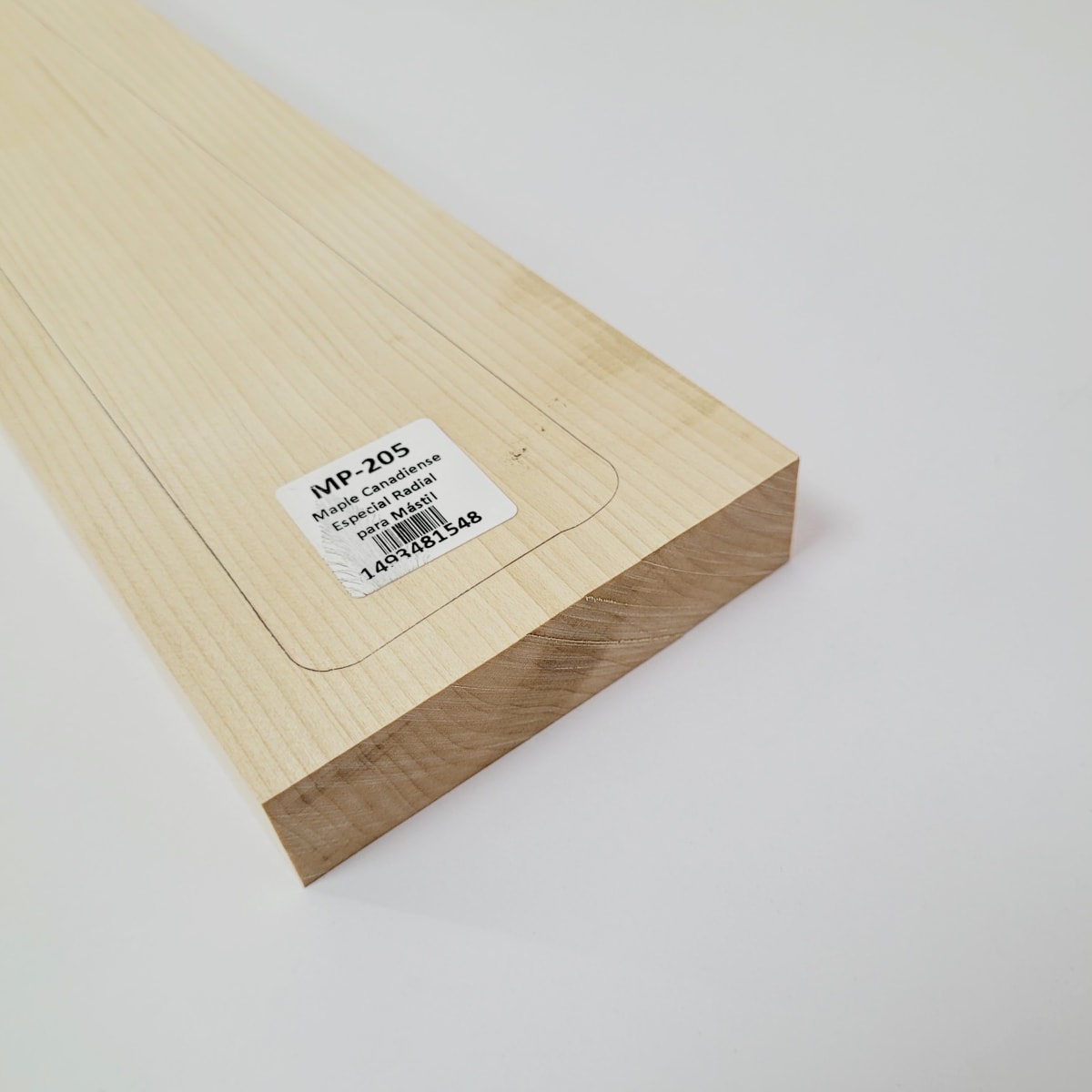 Pieza Unica MP-205 de Curly Maple Rizado Especial para Mastil de Guitarra4