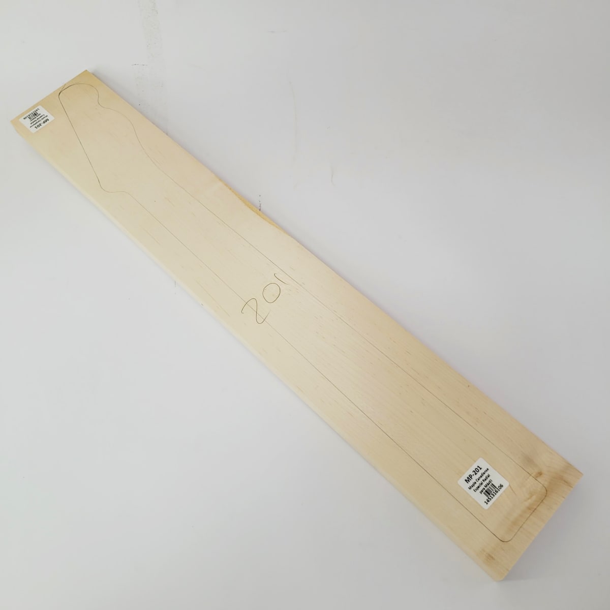Pieza Unica MP-201 de Maple Canadiense Especial Radial para Mastil de Guitarra4