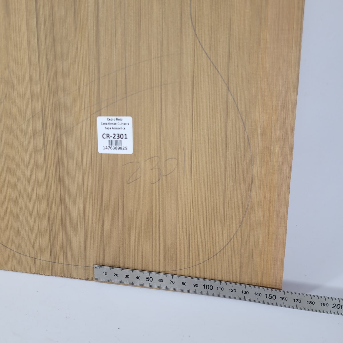 Tapa Armónica de Cedro Rojo Canadiense 2301 para Cuatro AA3