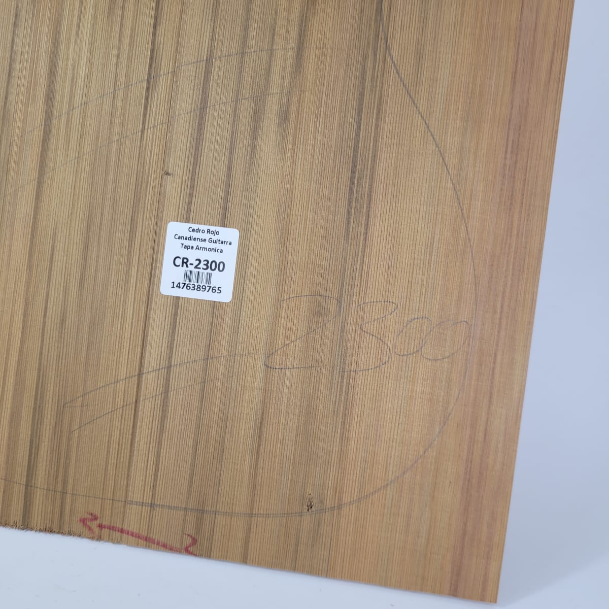 Tapa Armónica de Cedro Rojo Canadiense 2300 para Cuatro Calidad AA4
