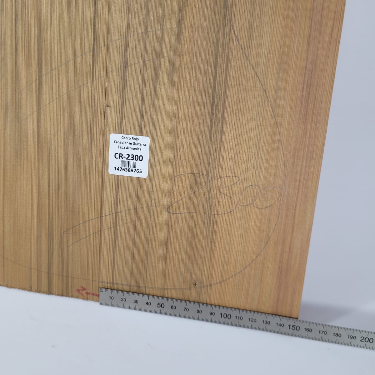 Tapa Armónica de Cedro Rojo Canadiense 2300 para Cuatro Calidad AA3