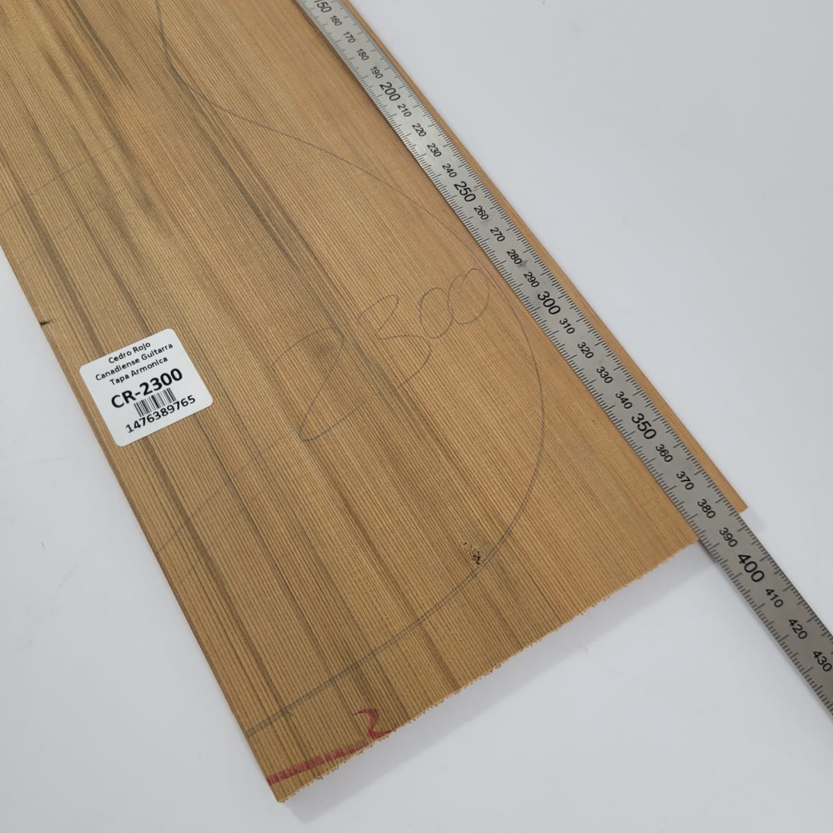 Tapa Armónica de Cedro Rojo Canadiense 2300 para Cuatro Calidad AA2