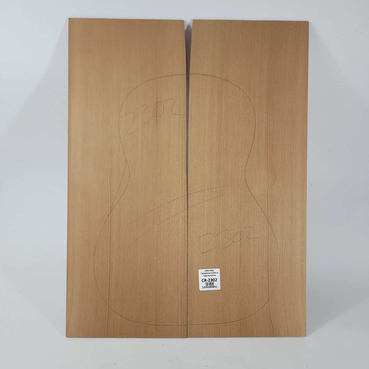 Tapa Armónica de Cedro Rojo Canadiense 2302 para Cuatro Calidad AA 0