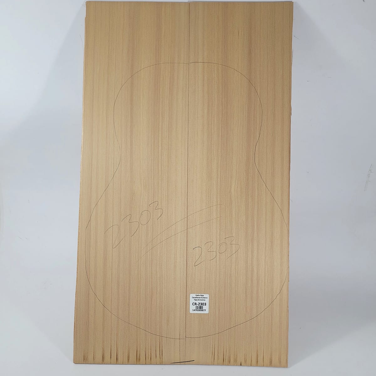 Tapa Armónica de Cedro Rojo Canadiense 2303 para Cuatro Calidad AA 0