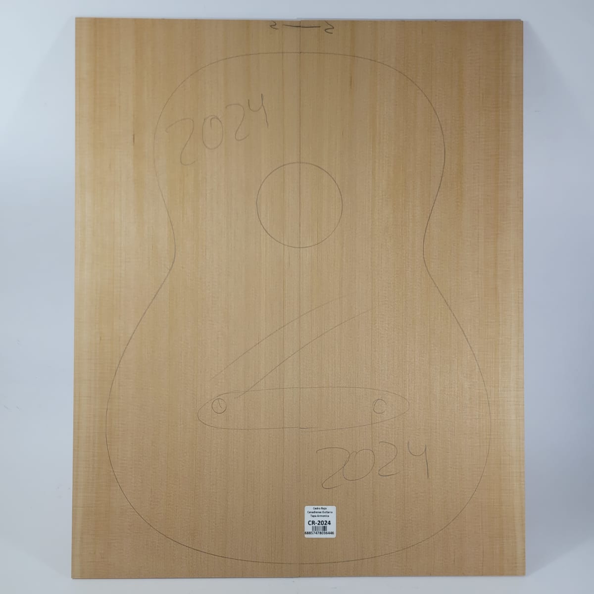 Tapa Armónica de Cedro Rojo Canadiense CR-2024 para Guitarra Calidad AA 0