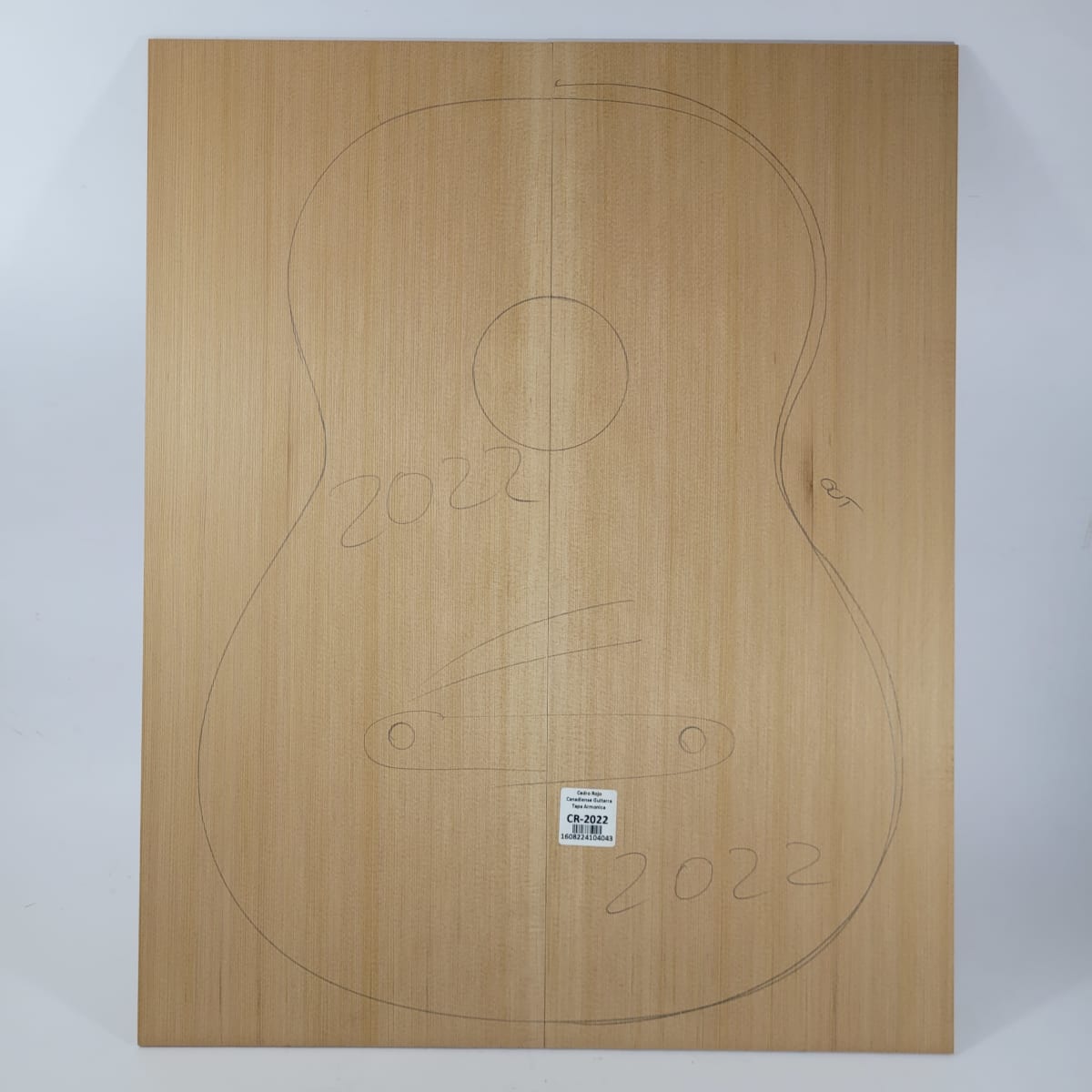 Tapa Armónica de Cedro Rojo Canadiense CR-2022 para Guitarra Calidad AA 0