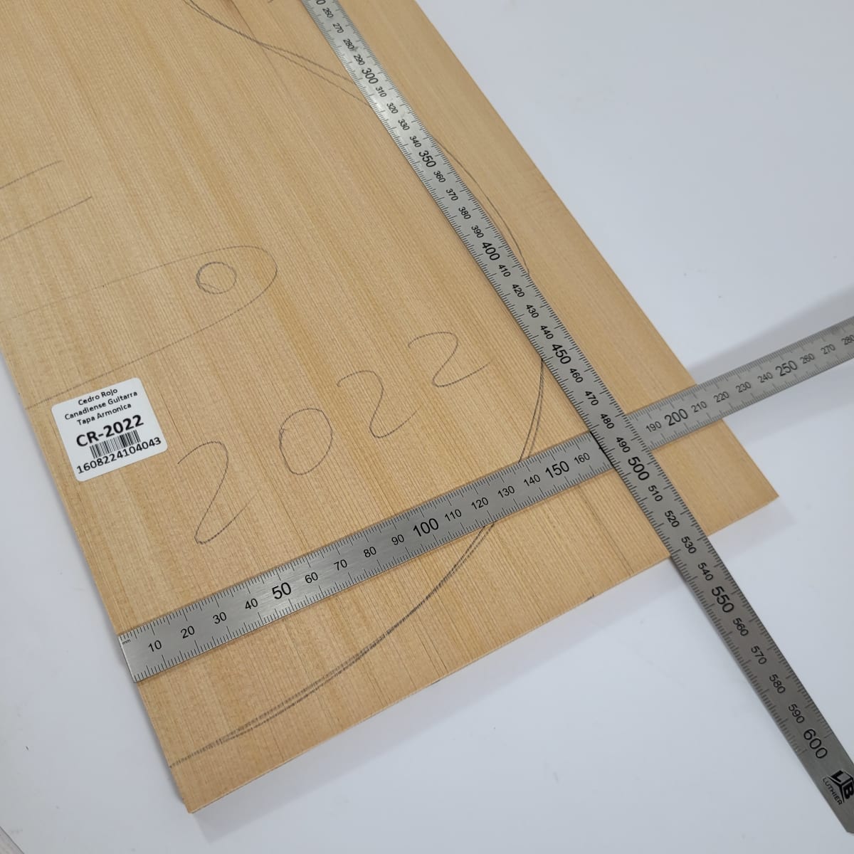 Tapa Armónica de Cedro Rojo Canadiense CR-2022 para Guitarra Calidad AA2