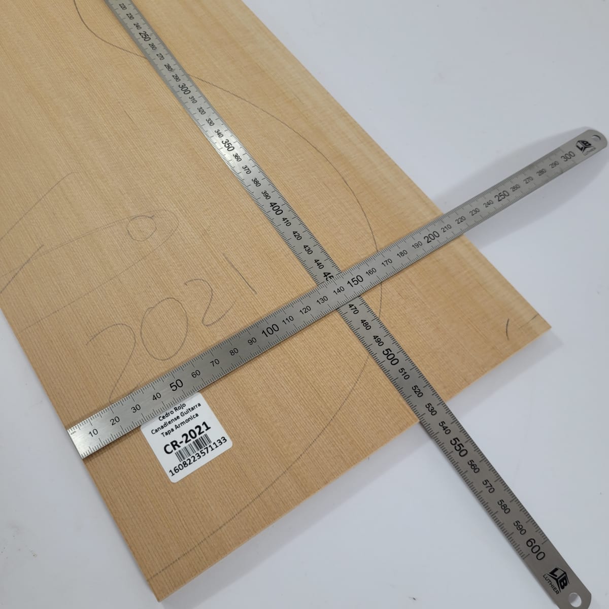 Tapa Armónica de Cedro Rojo Canadiense CR-2021 para Guitarra Calidad AA2