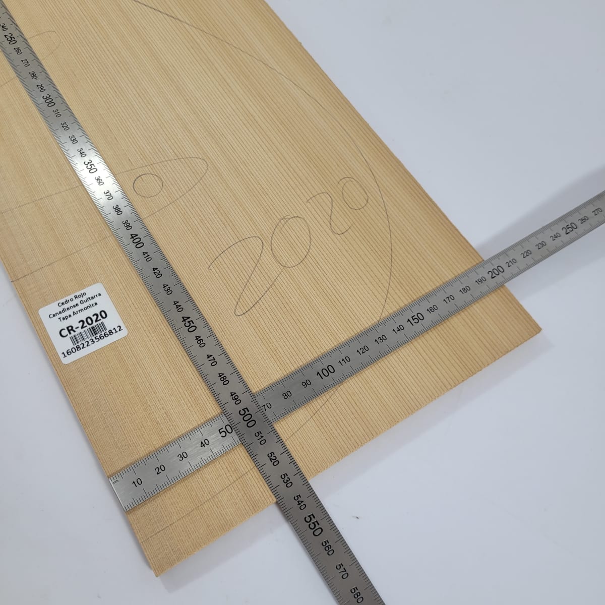 Tapa Armónica de Cedro Rojo Canadiense CR-2020 para Guitarra Calidad AA2