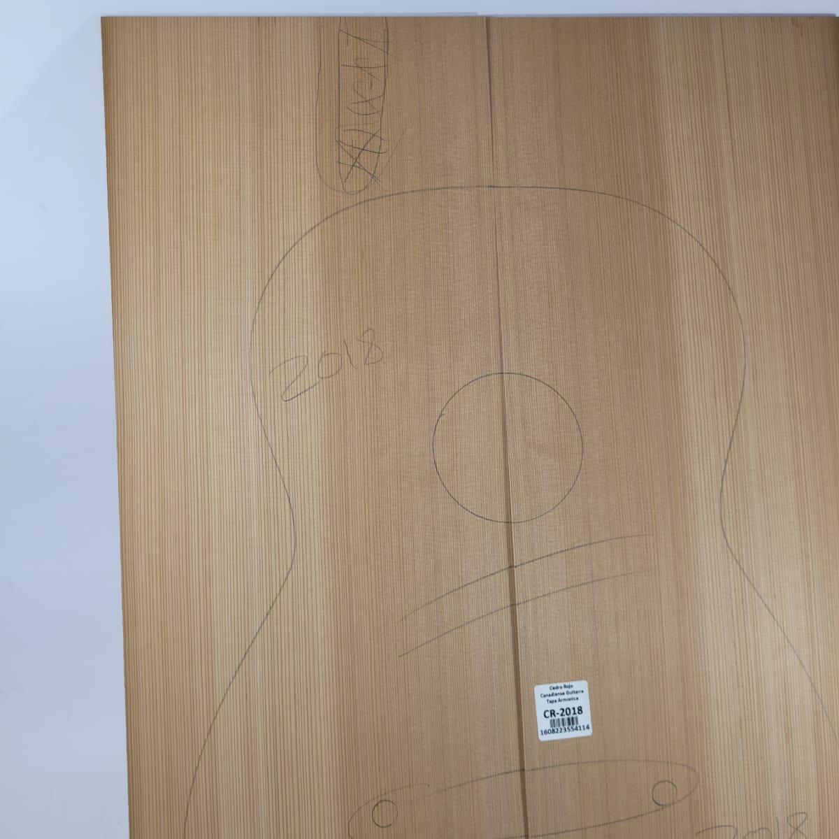 Tapa Armónica de Cedro Rojo Canadiense CR-2018 para Guitarra Calidad AA4