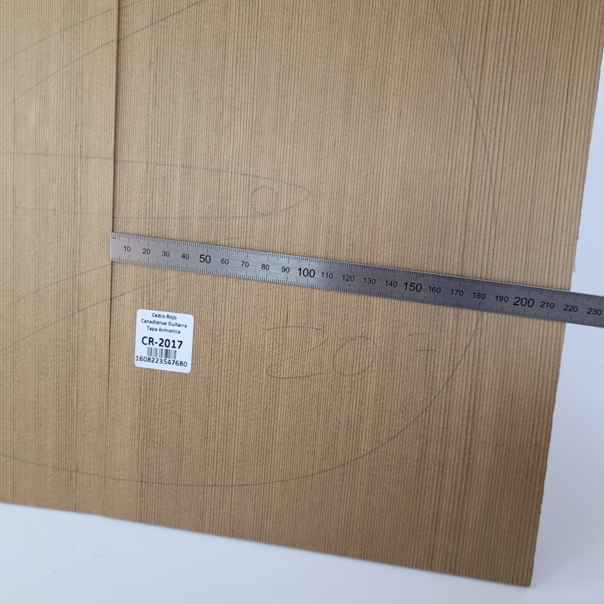 Tapa Armónica de Cedro Rojo Canadiense CR-2017 para Guitarra Calidad AAA Especial3