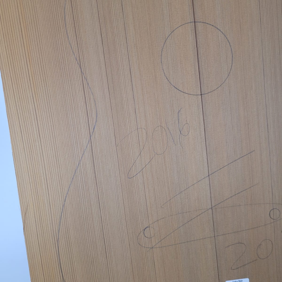 Tapa Armónica de Cedro Rojo Canadiense CR-2016 para Guitarra Calidad AAA4