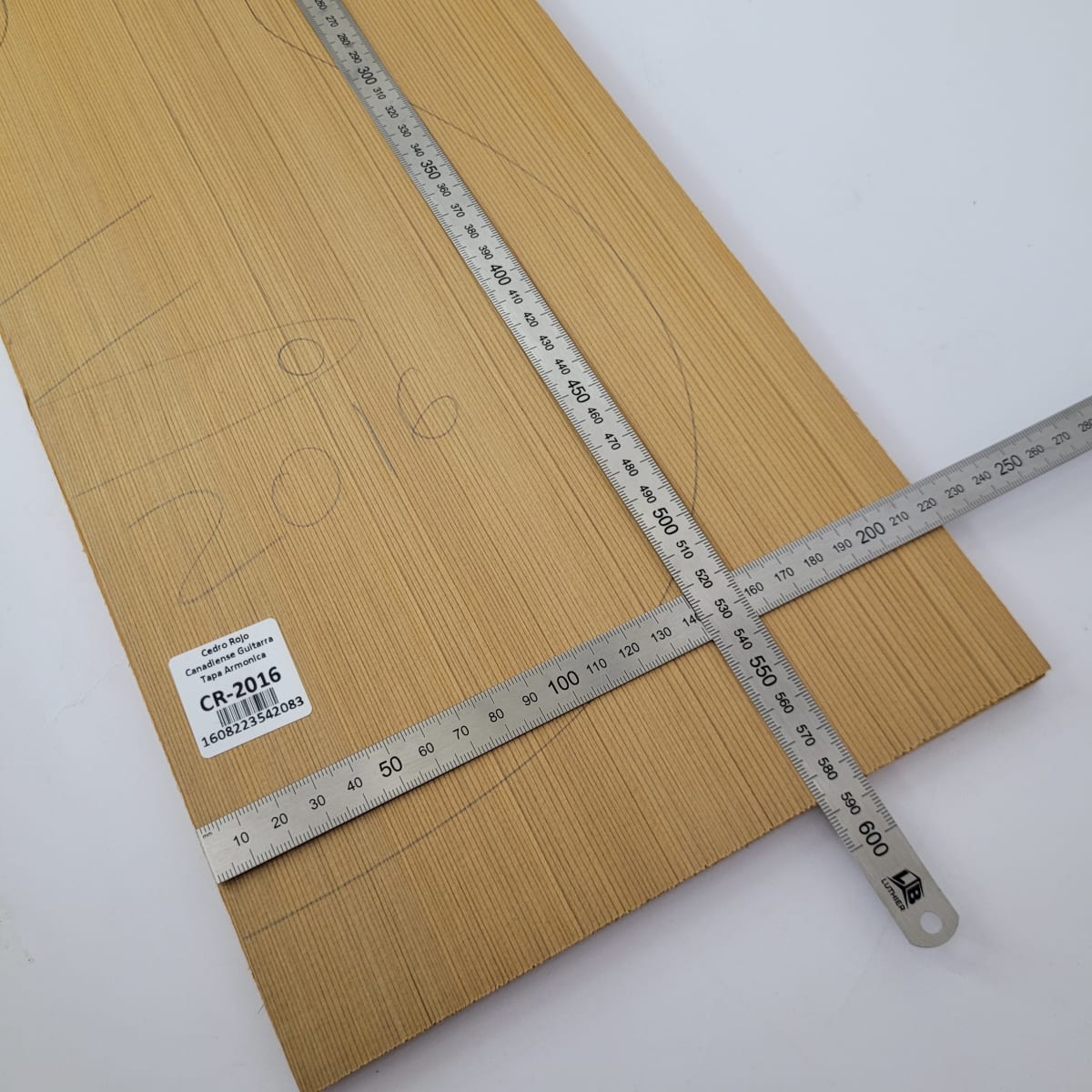 Tapa Armónica de Cedro Rojo Canadiense CR-2016 para Guitarra Calidad AAA2