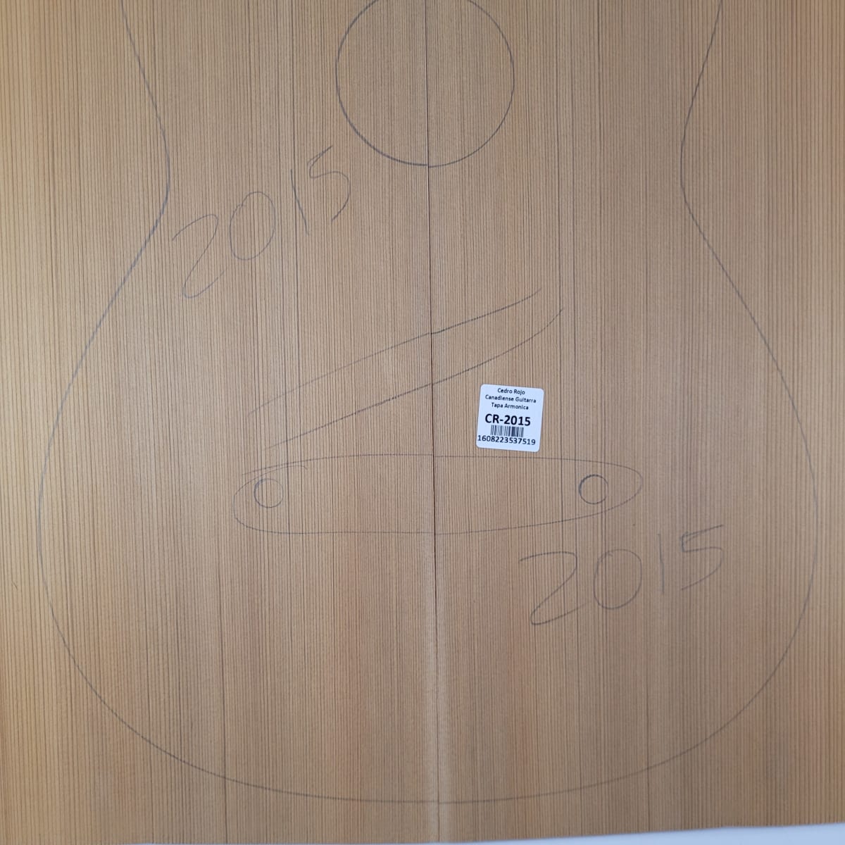 Tapa Armónica de Cedro Rojo Canadiense CR-2015 para Guitarra Calidad AAA3