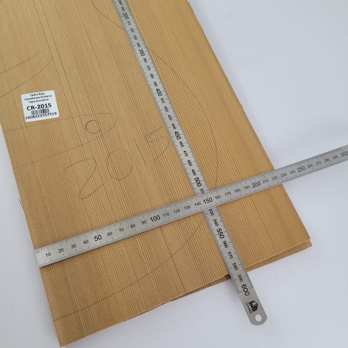 Tapa Armónica de Cedro Rojo Canadiense CR-2015 para Guitarra Calidad AAA2