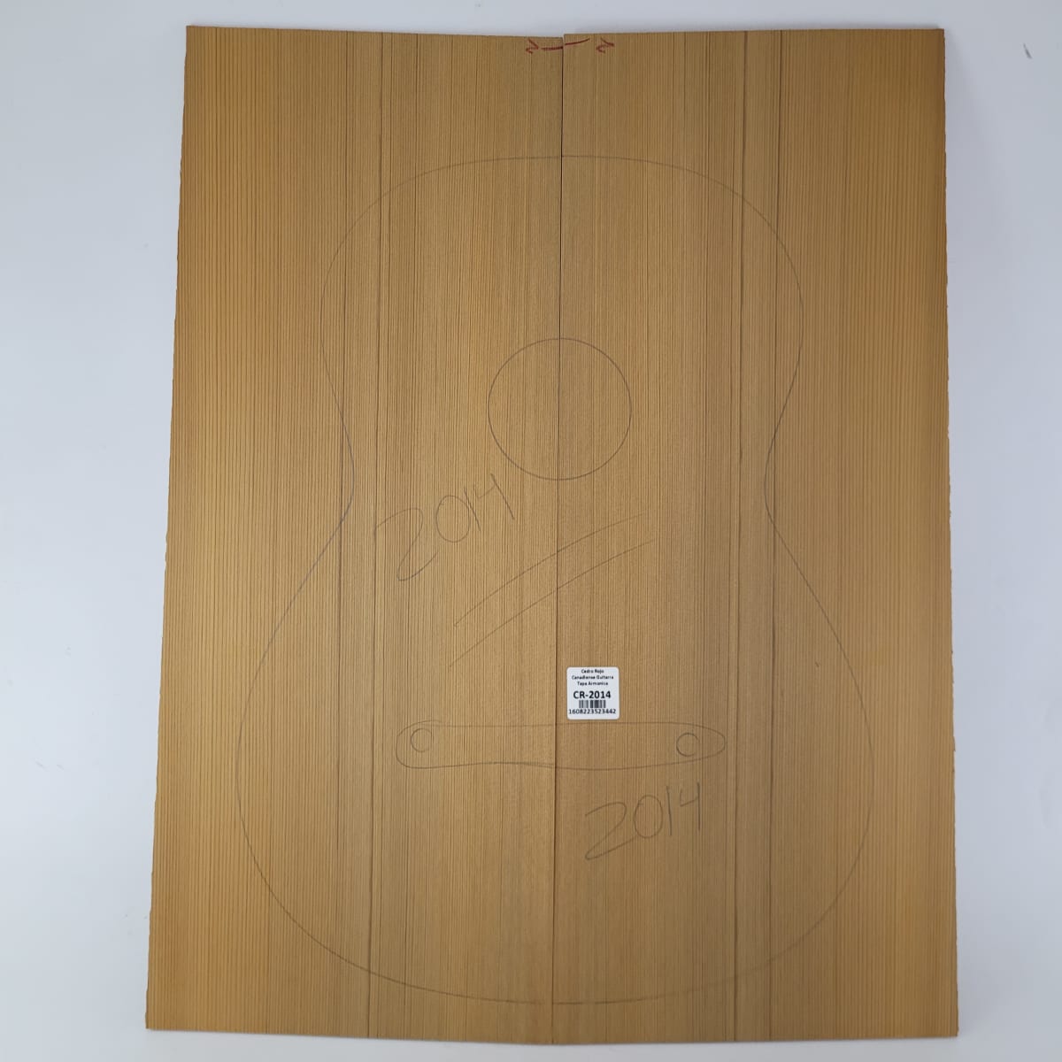 Tapa Armónica de Cedro Rojo Canadiense CR-2014 para Guitarra Calidad AA 0