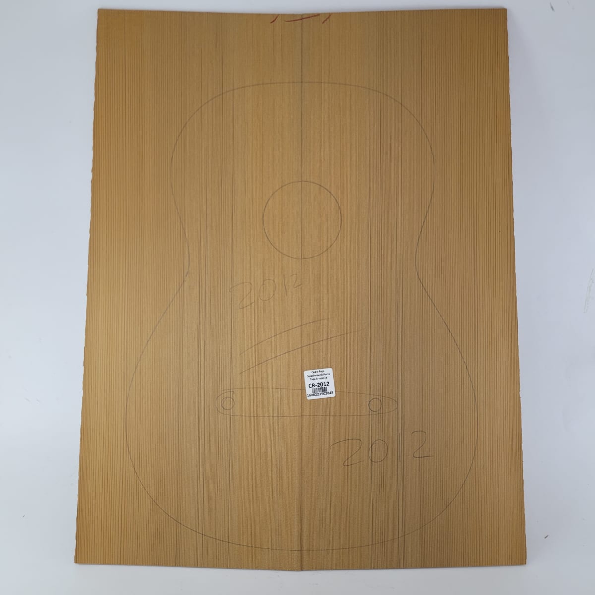 Tapa Armónica de Cedro Rojo Canadiense CR-2012 para Guitarra Calidad AA 0