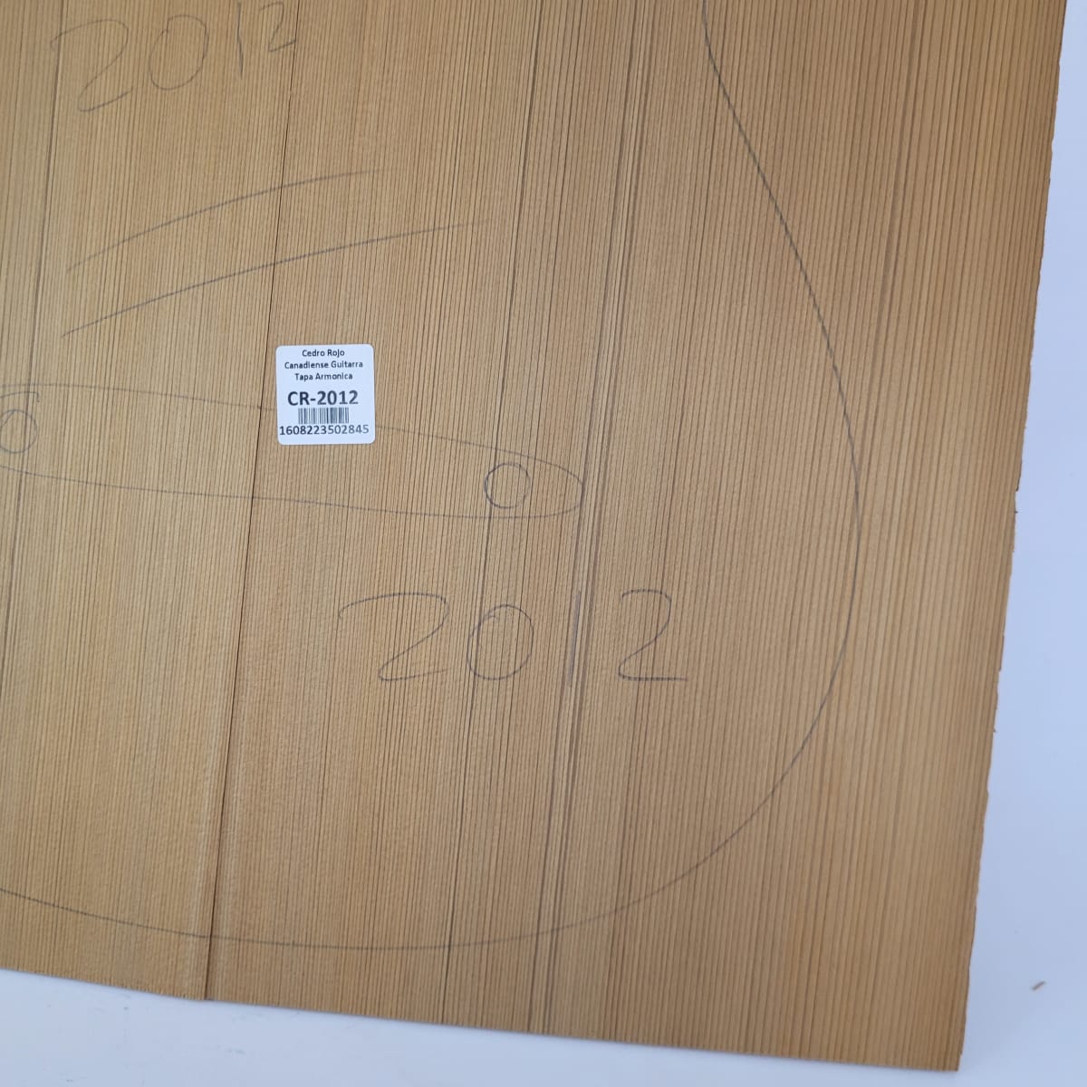 Tapa Armónica de Cedro Rojo Canadiense CR-2012 para Guitarra Calidad AA3