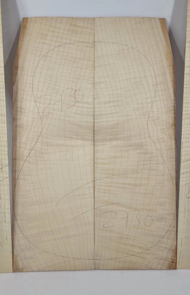 Set de Aros y Fondos para Guitarra 2730 de Maple Flameado AAA Especial5