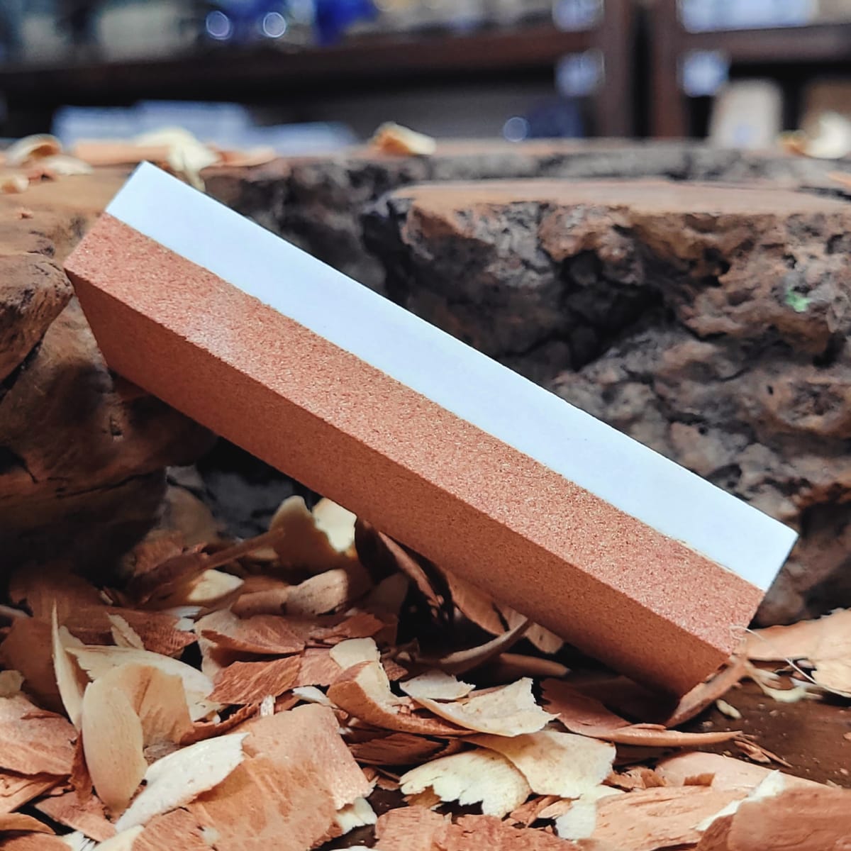 Set 3441 HK de 6 Mini Gubias 4 Cuchillos y 1 Piedra Two Cherries para Xilografia y Tallado30