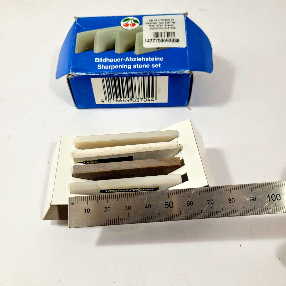 Set de Mini Piedras Multiformas de Arkansas 3704 Two Cherries de Doble Grano 6000/8000 (Open Box)4
