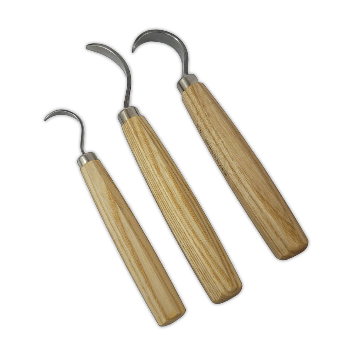 Set de 3 Cuchillos de Gancho Tipo Cuchara Pfeil  para Tallado en Madera Kerb 21 Kerb 23 Kerb 2719
