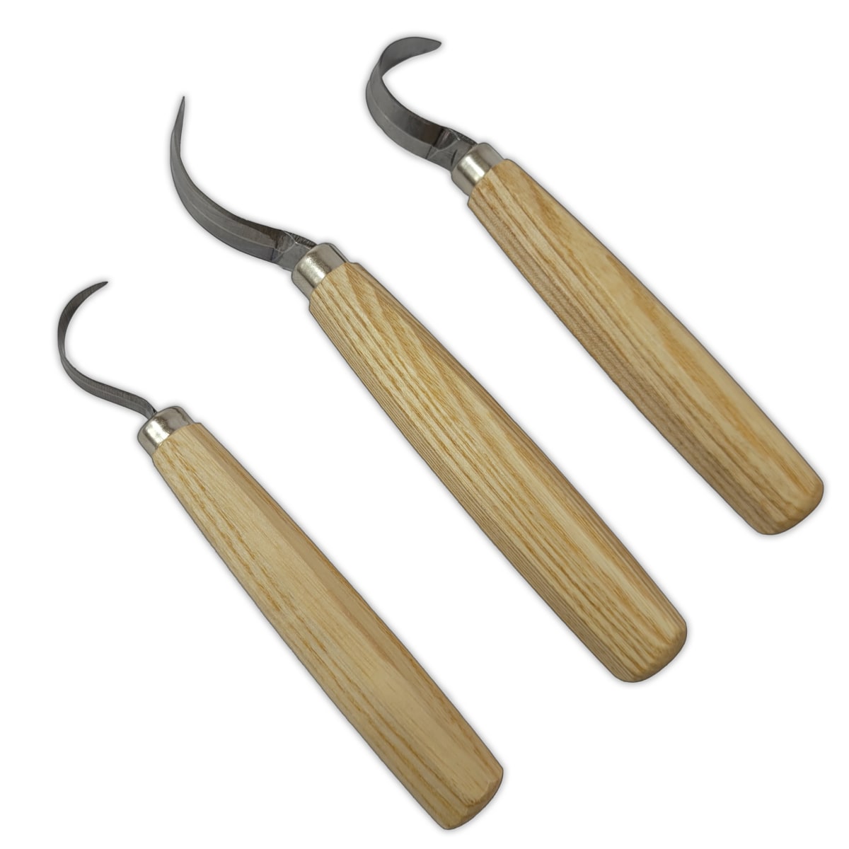Set de 3 Cuchillos de Gancho Tipo Cuchara Pfeil  para Tallado en Madera Kerb 21 Kerb 23 Kerb 2720