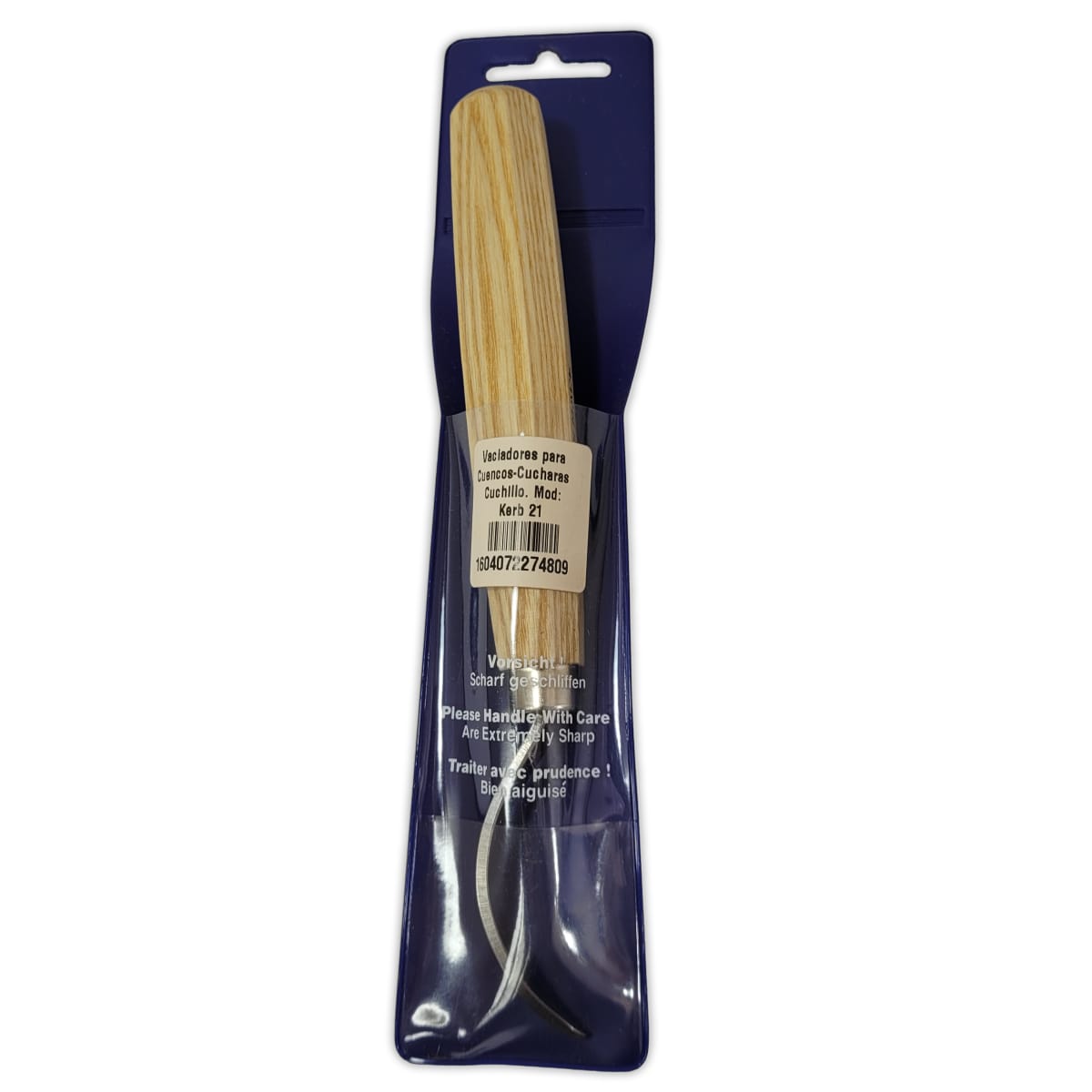 Set de 3 Cuchillos de Gancho Tipo Cuchara Pfeil  para Tallado en Madera Kerb 21 Kerb 23 Kerb 2722