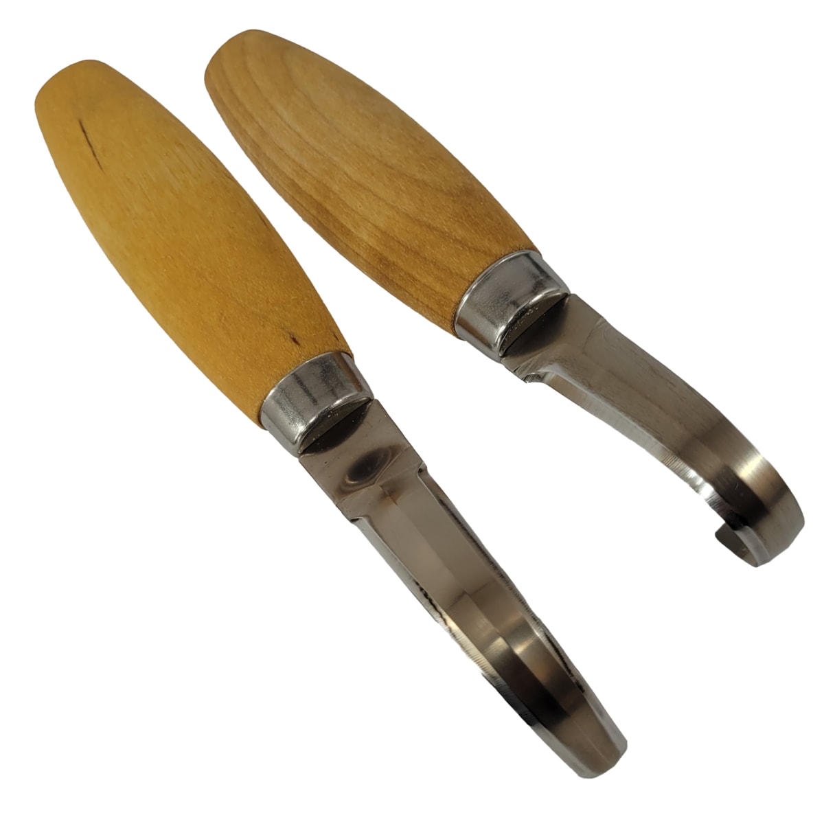 Set de 2 Cuchillos de Gancho Tipo Cuchara Morakniv para Tallado en Madera 163 y 1644