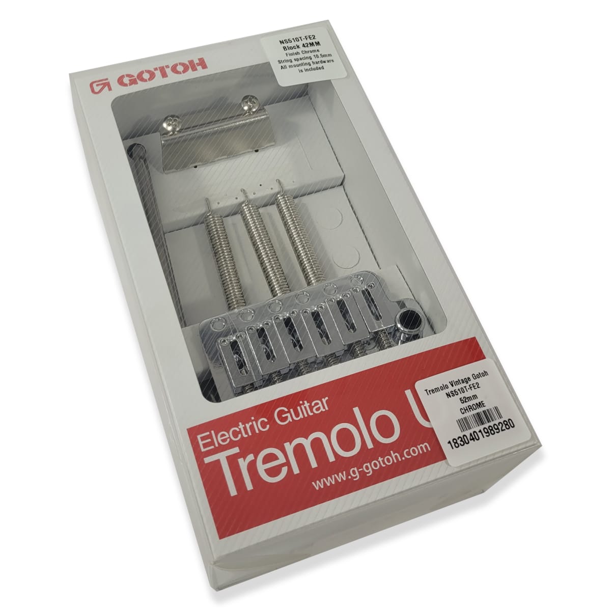 Tremolo Vintage Gotoh NS510T-FE2 Chrome de 52 mm6